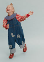 BLYTHE CLAUDE PATCH DENIM DUNGAREE