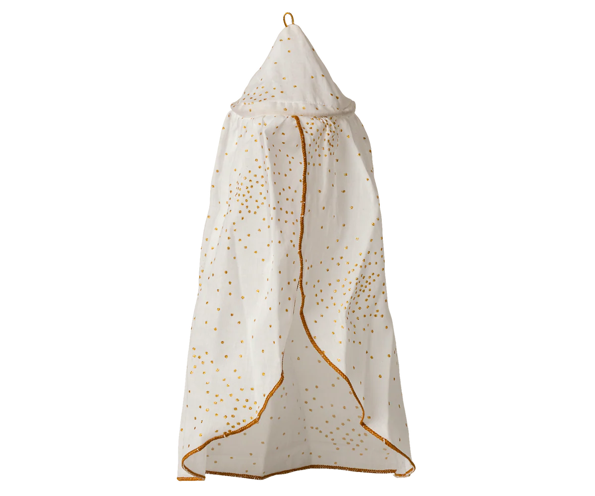 BED CANOPY, MINIATURE - OFF WHITE