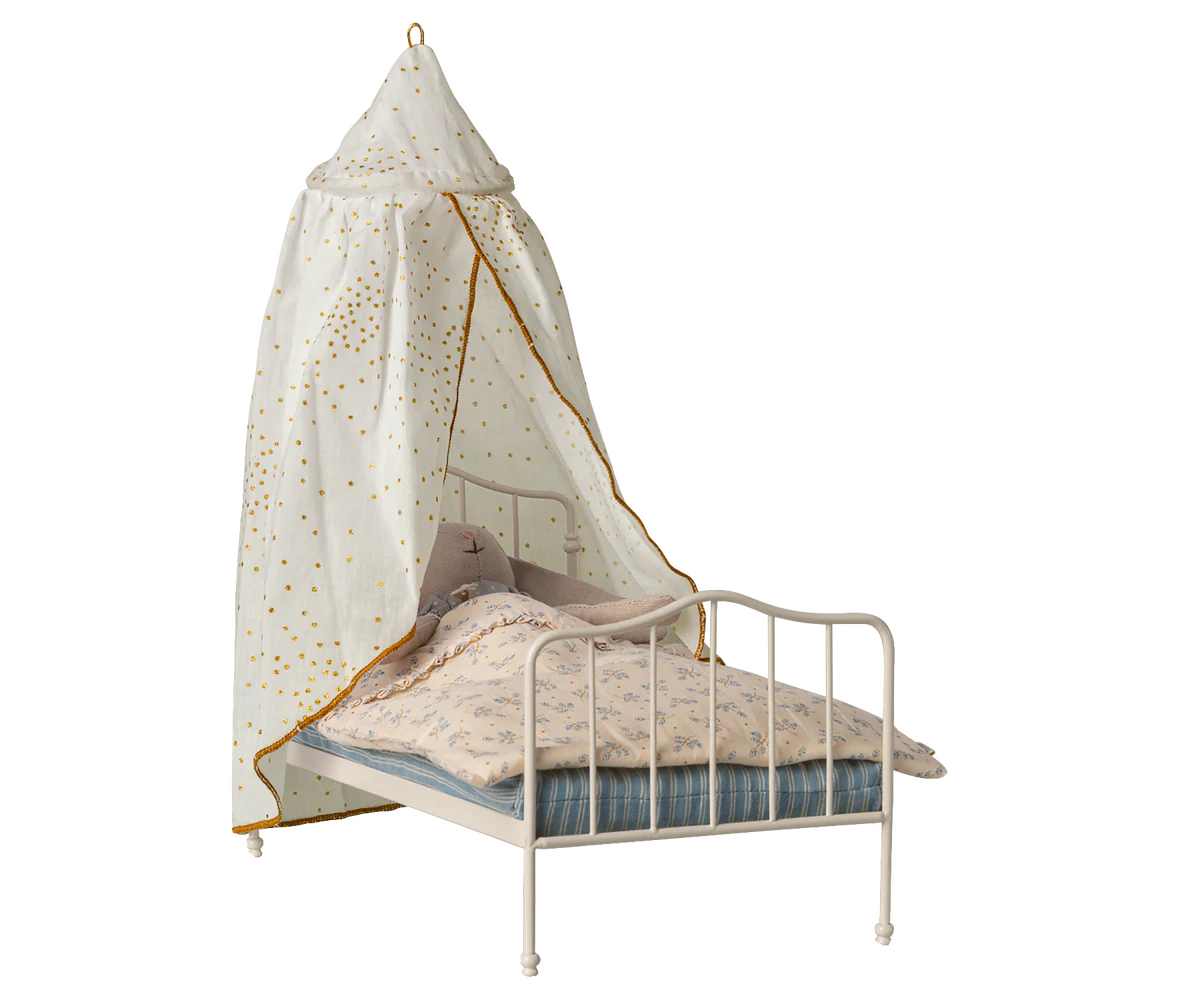 BED CANOPY, MINIATURE - OFF WHITE
