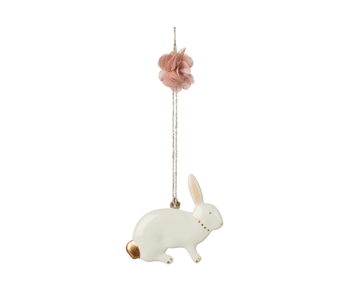 METAL ORNAMENT, BUNNY - SITTING