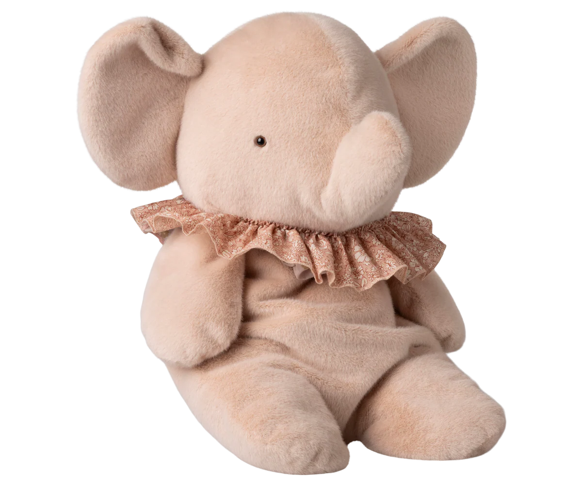 ELEPHANT PLUSH, BIG - POWDER