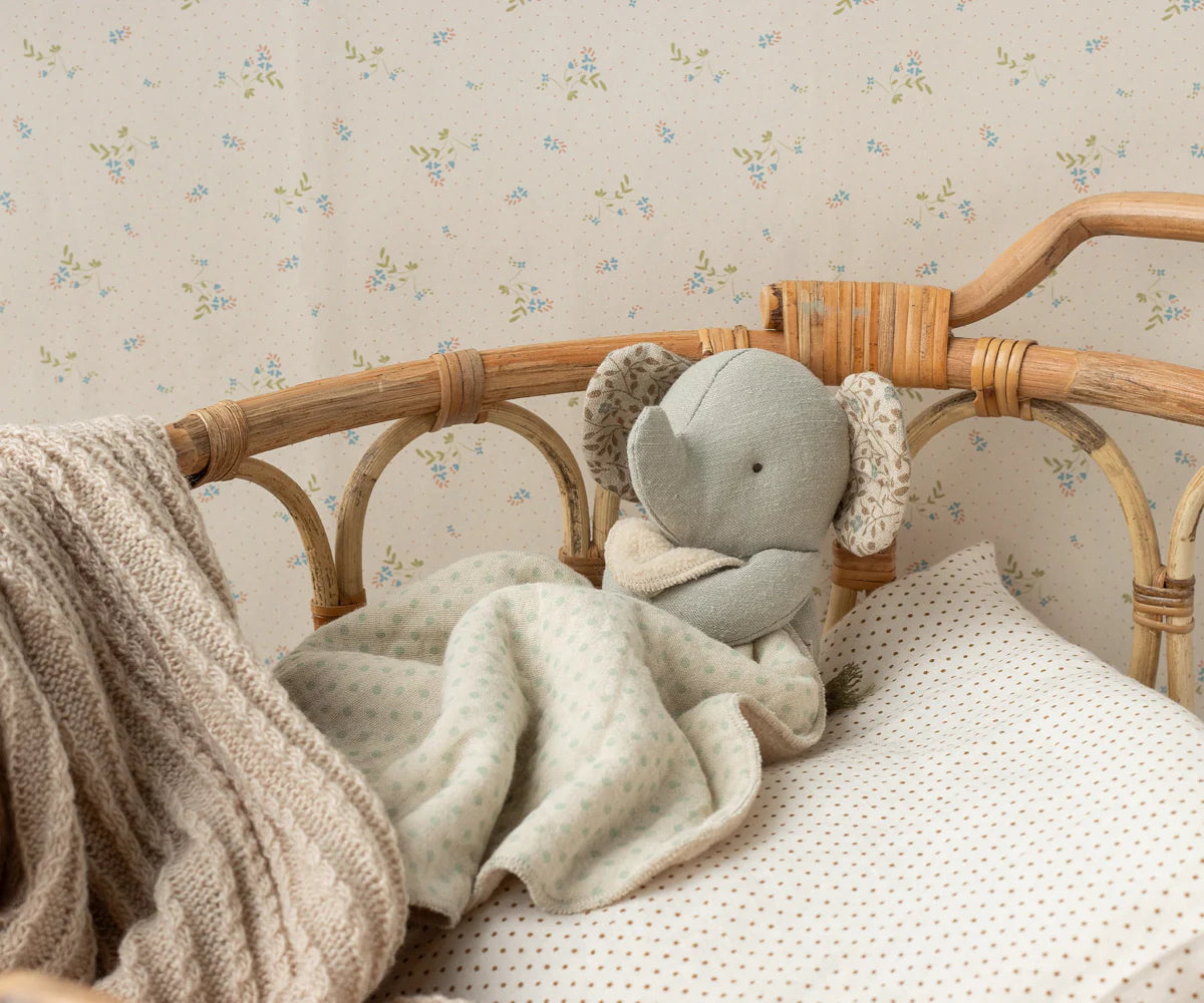 LULLABY FRIENDS, ELEPHANT, MINI - IRON GREY