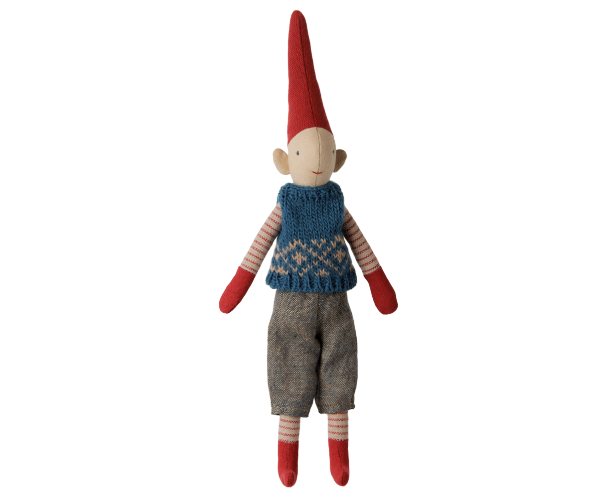 Pixy Size 1 Boy Blue Knitted Vest