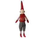 Pixy Size 1 Boy Red Knitted Vest