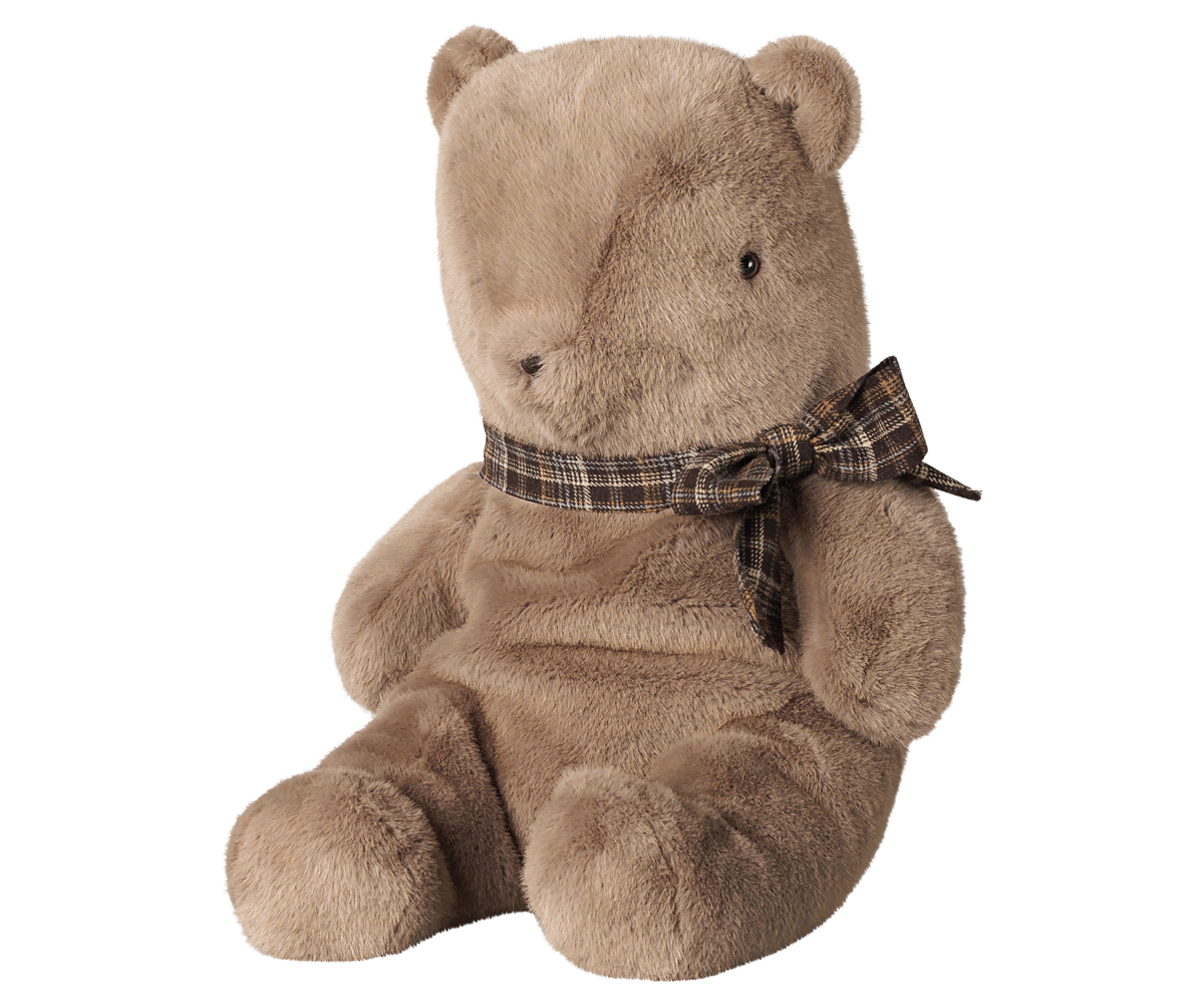 Teddy bear plush, Large - Dark mushroom