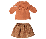 Skirt and knitted sweater - Medium mouse