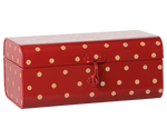 Storage suitcase, Small - Red w. tray