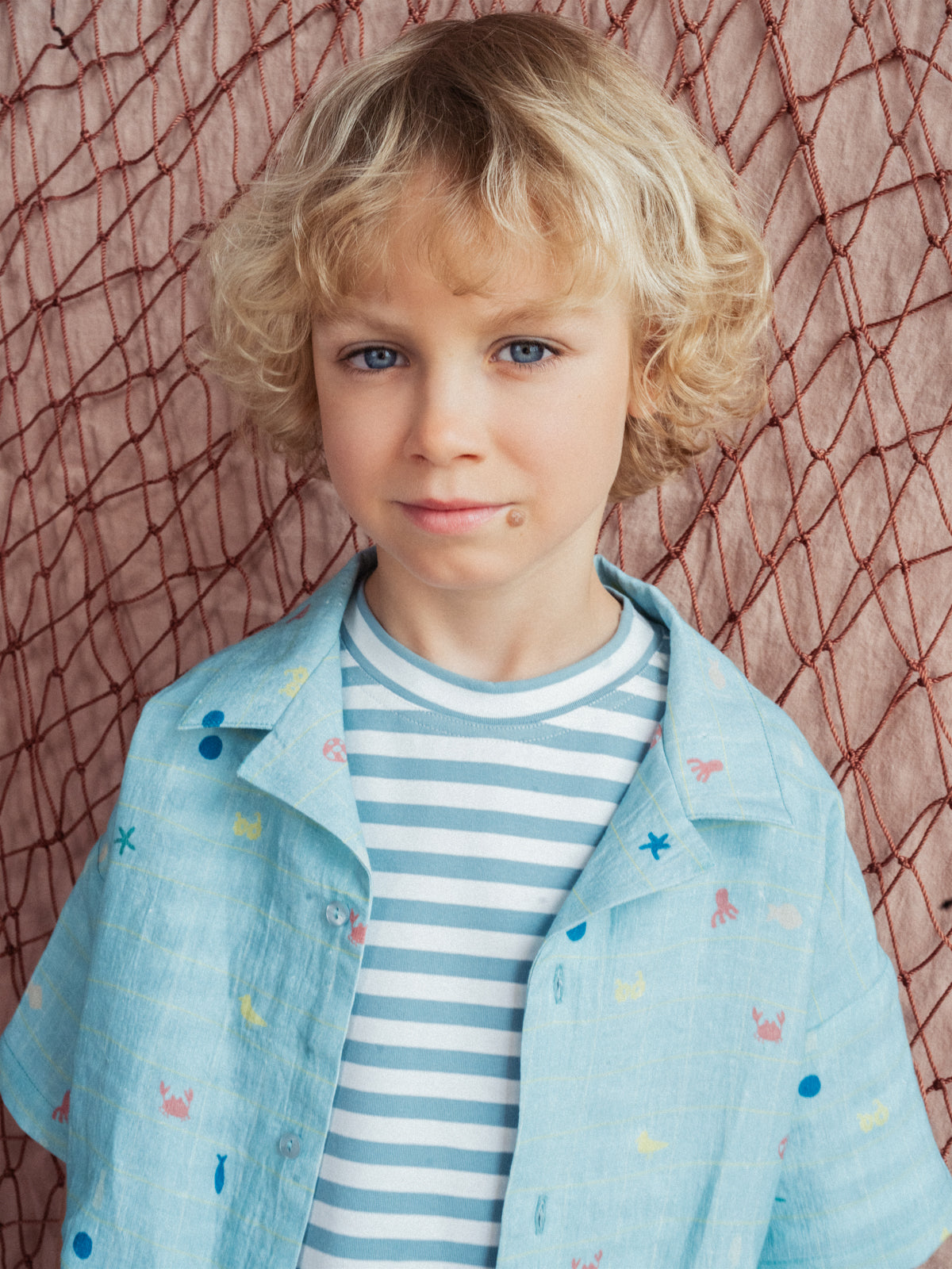Sea linen shirt
