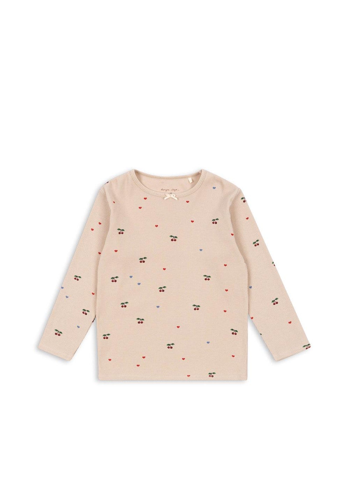 ELLA LS TEE GOTS CHERRY COEUR BLUSH