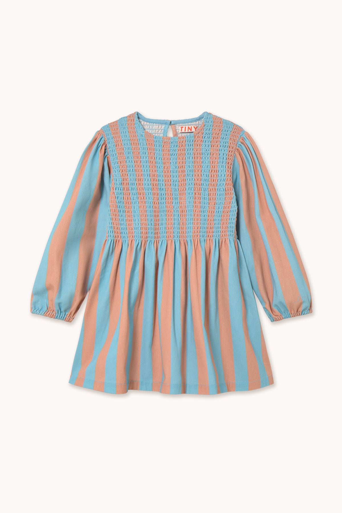 BLUE-PINK STRIPES DRESS