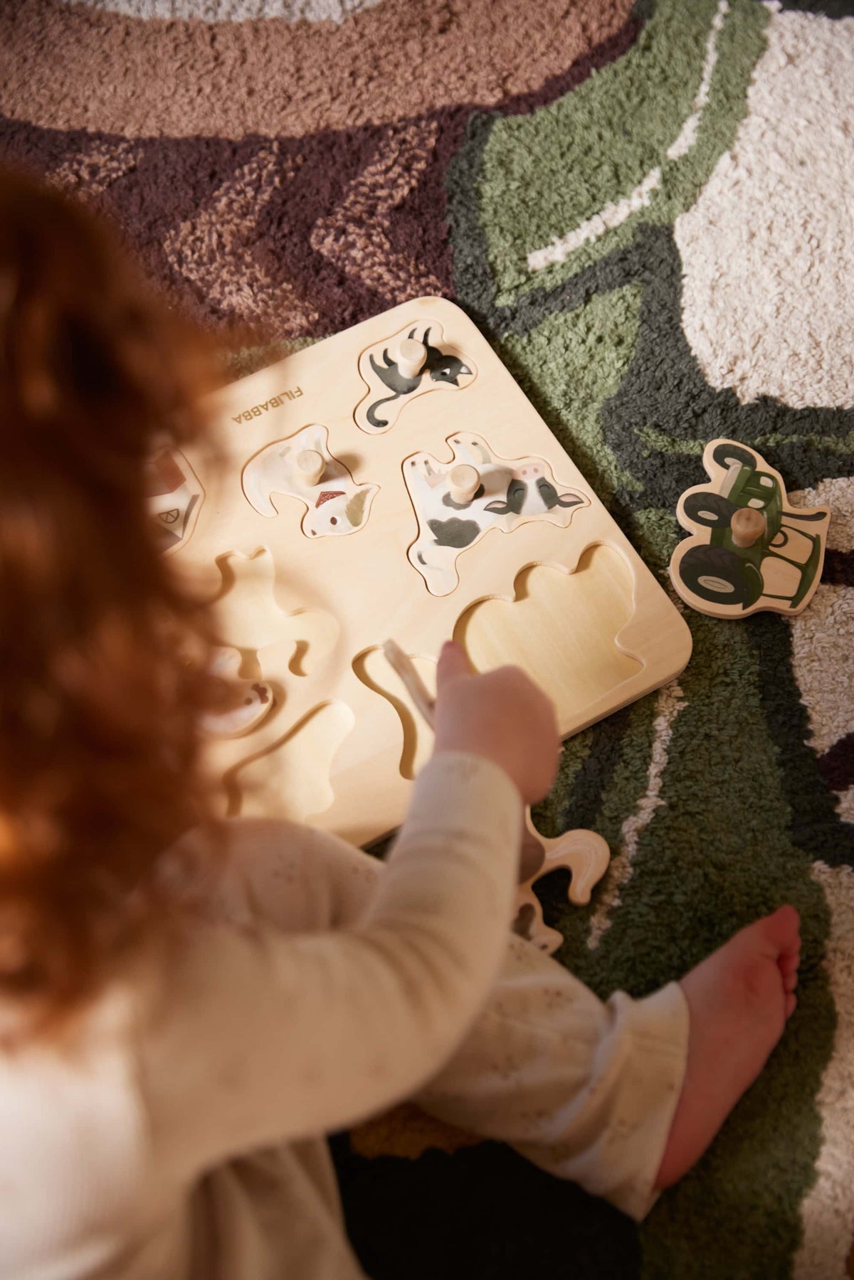 Filibabba wooden puzzle Magic Farm