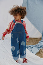 BLYTHE CLAUDE PATCH DENIM DUNGAREE