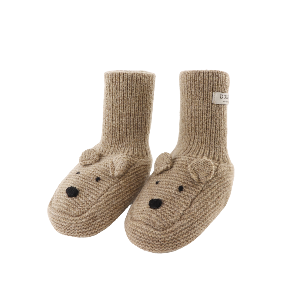 MAICER MERINO WOOL TAPUKAI | BEAR | MILK CHOCOLATE MELANGE