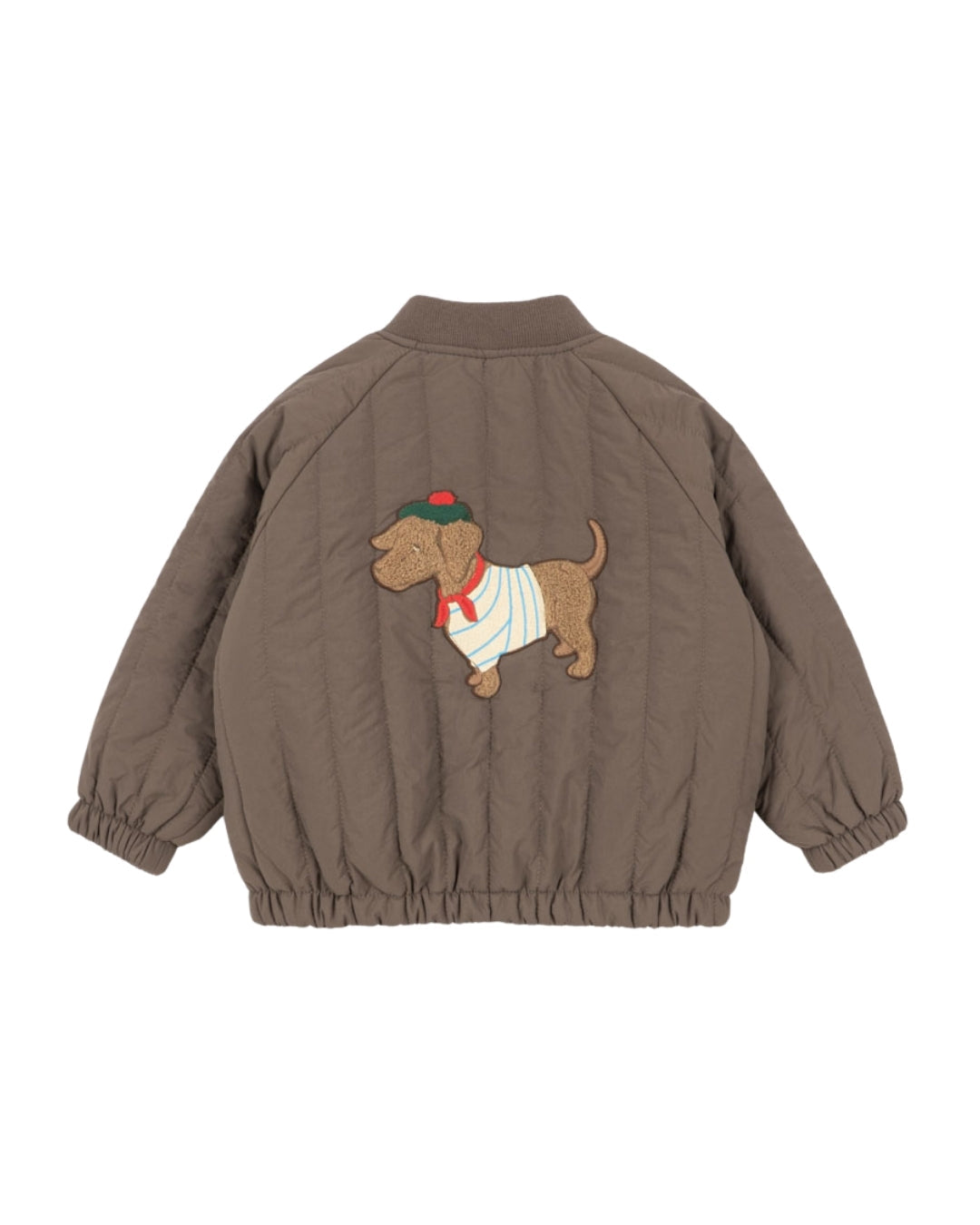 Juno Terry Bomber Jacket Walnut