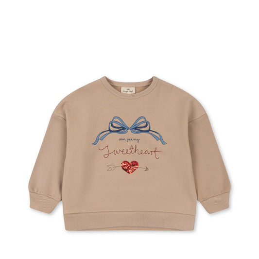 LOU SWEATSHIRT GLITTER - COEUR FRAPPE