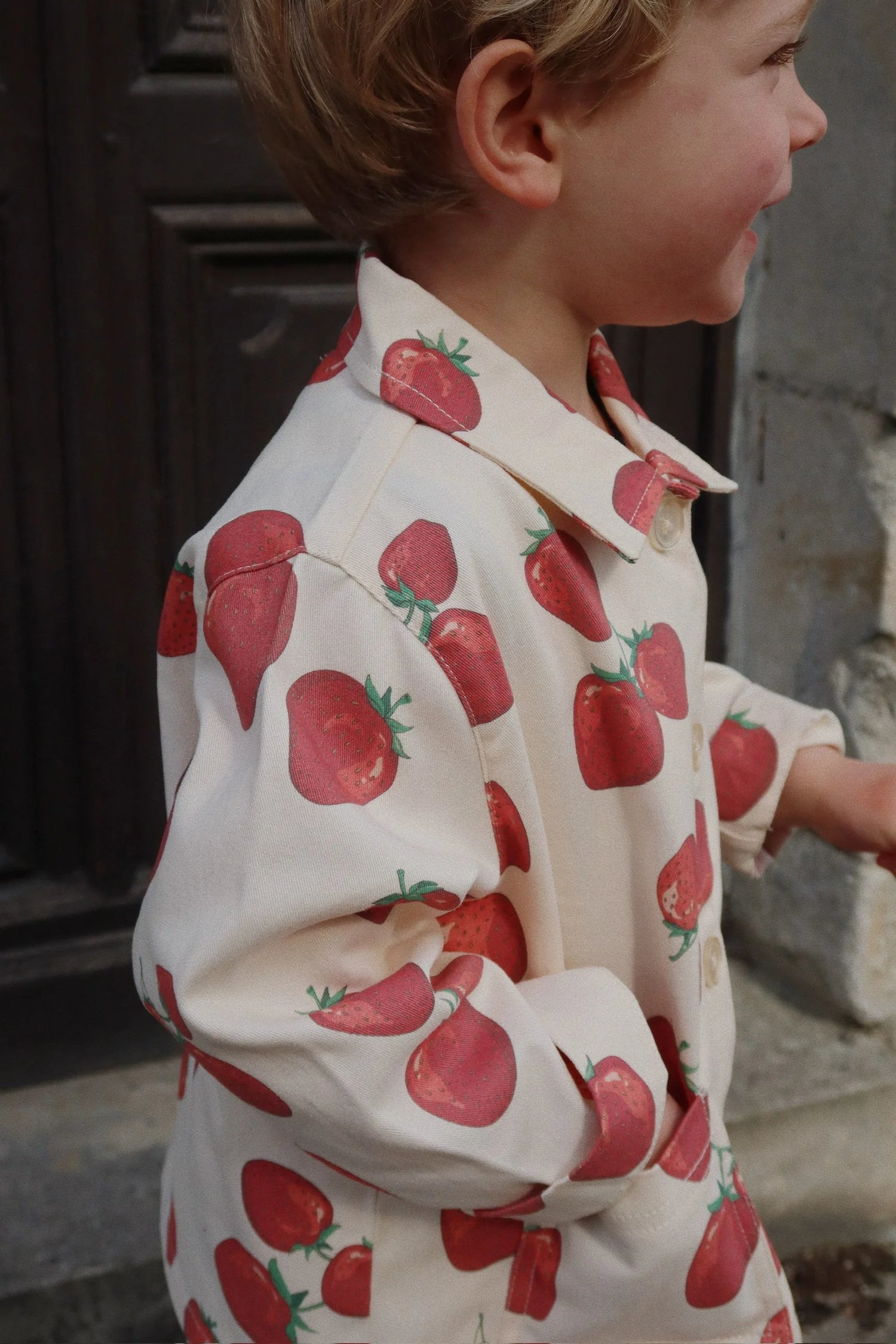 FEN SHIRT JACKET GOTS - FRAGOLA