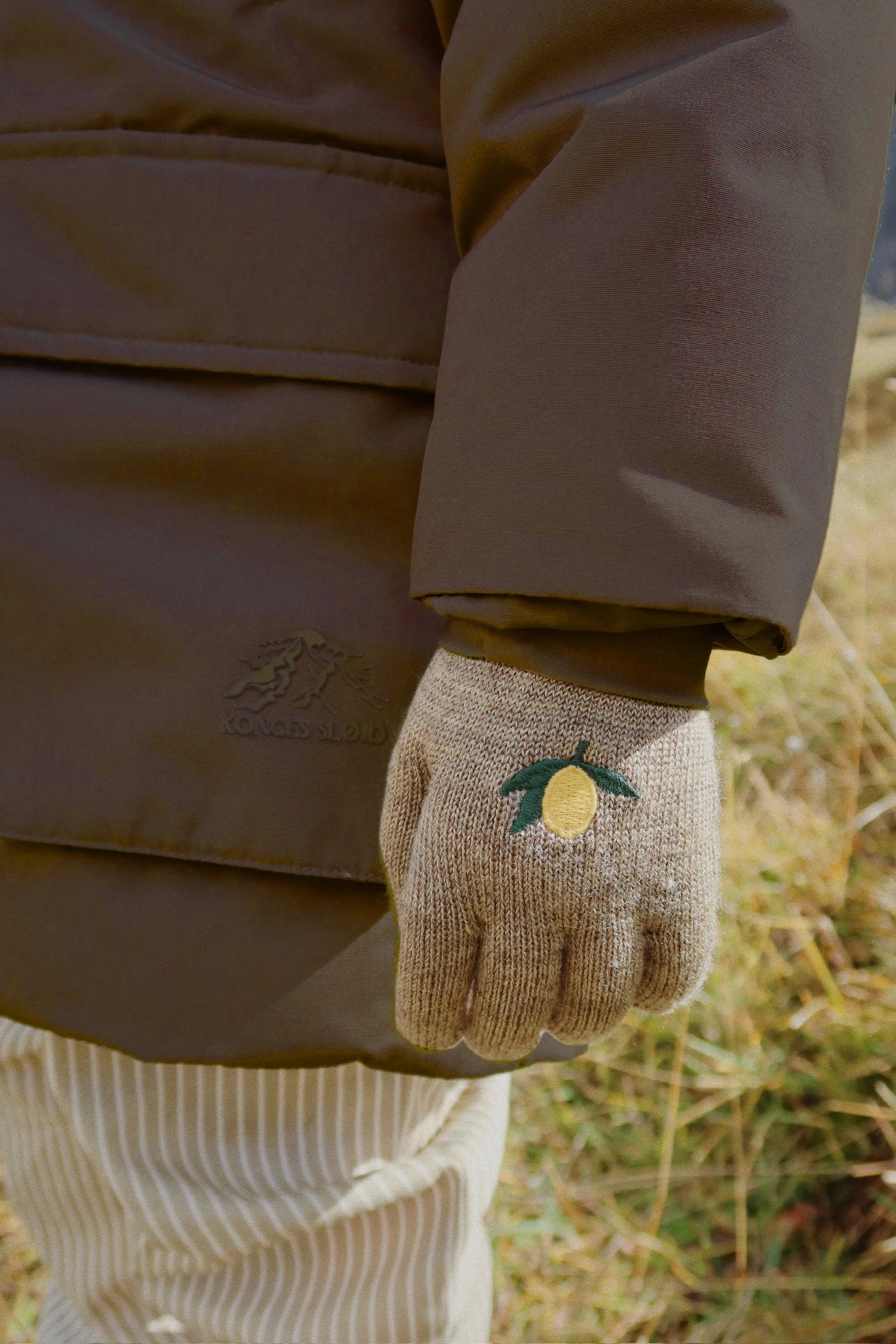 2 PACK FILLA GLOVES - LEMON/STRIPE