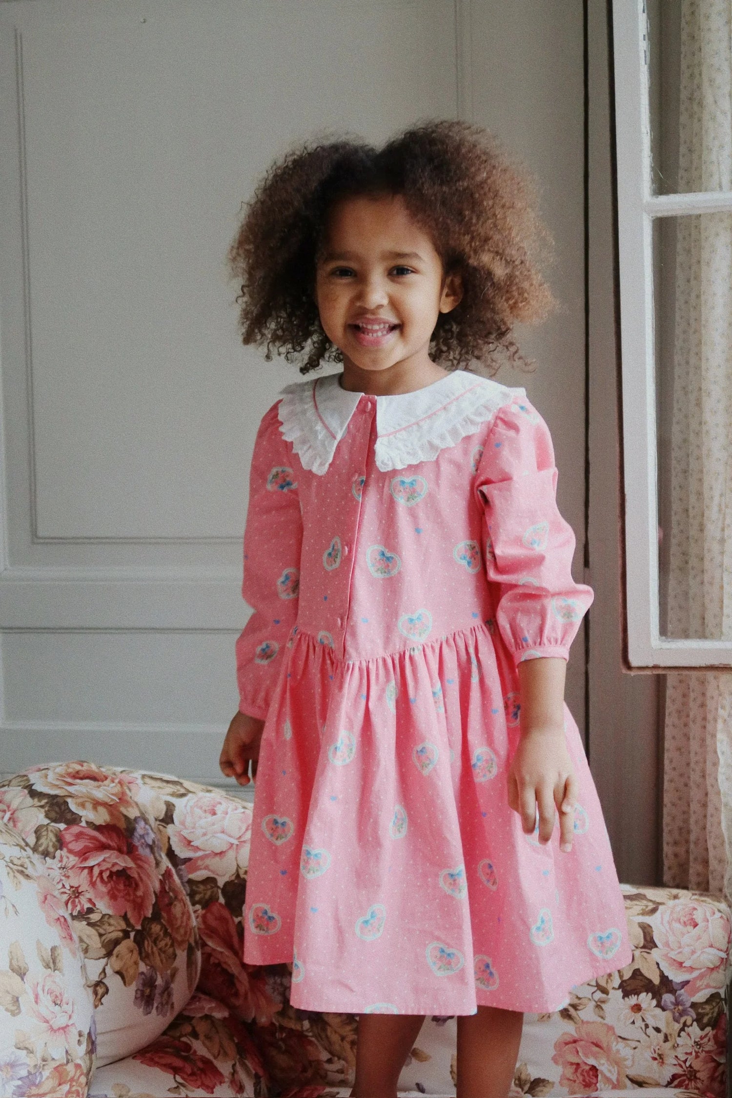 COEUR COLLAR DRESS GOTS - CHER COEUR ROSE