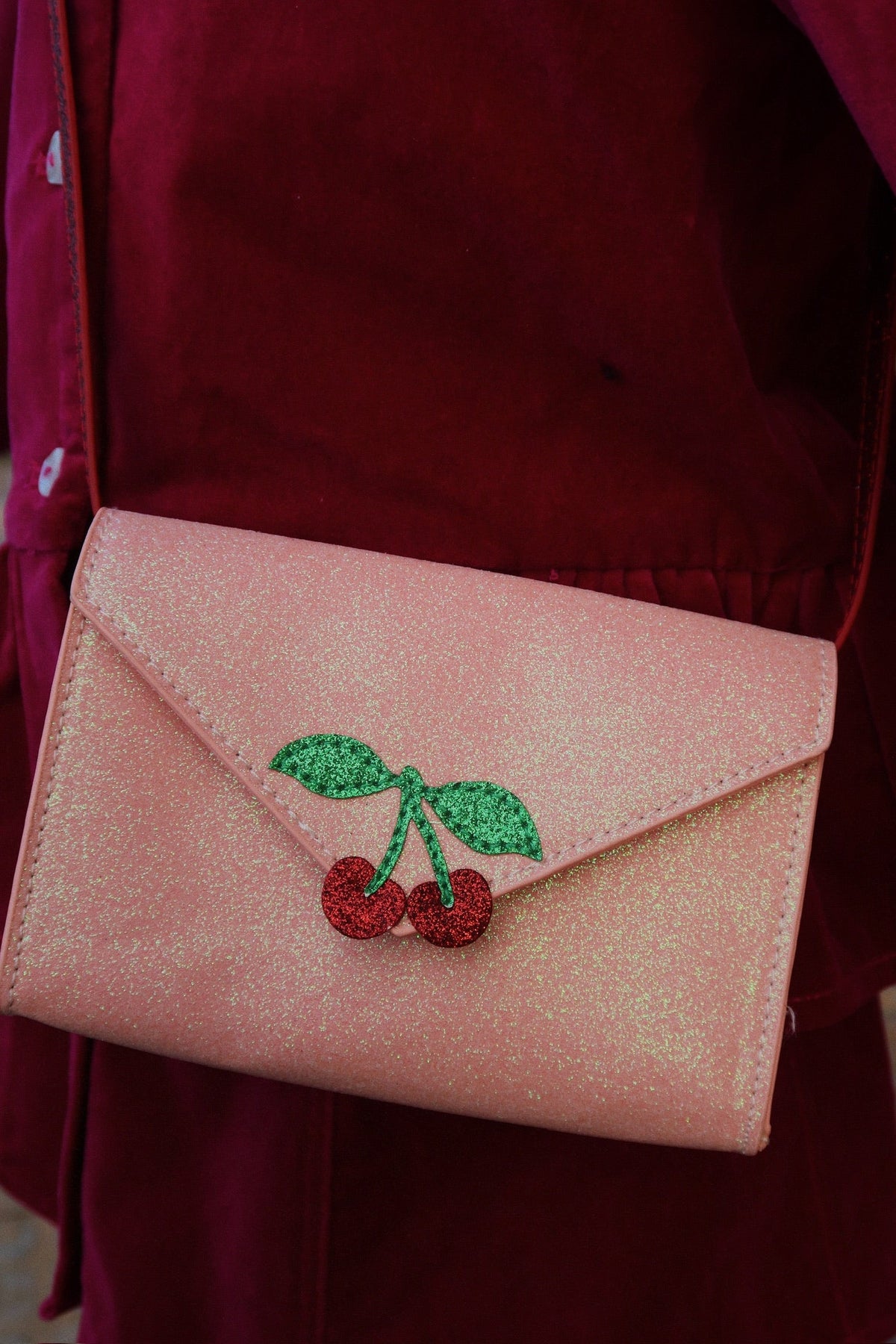 LOVE LETTER PINIGINĖ - PINK GLITTER