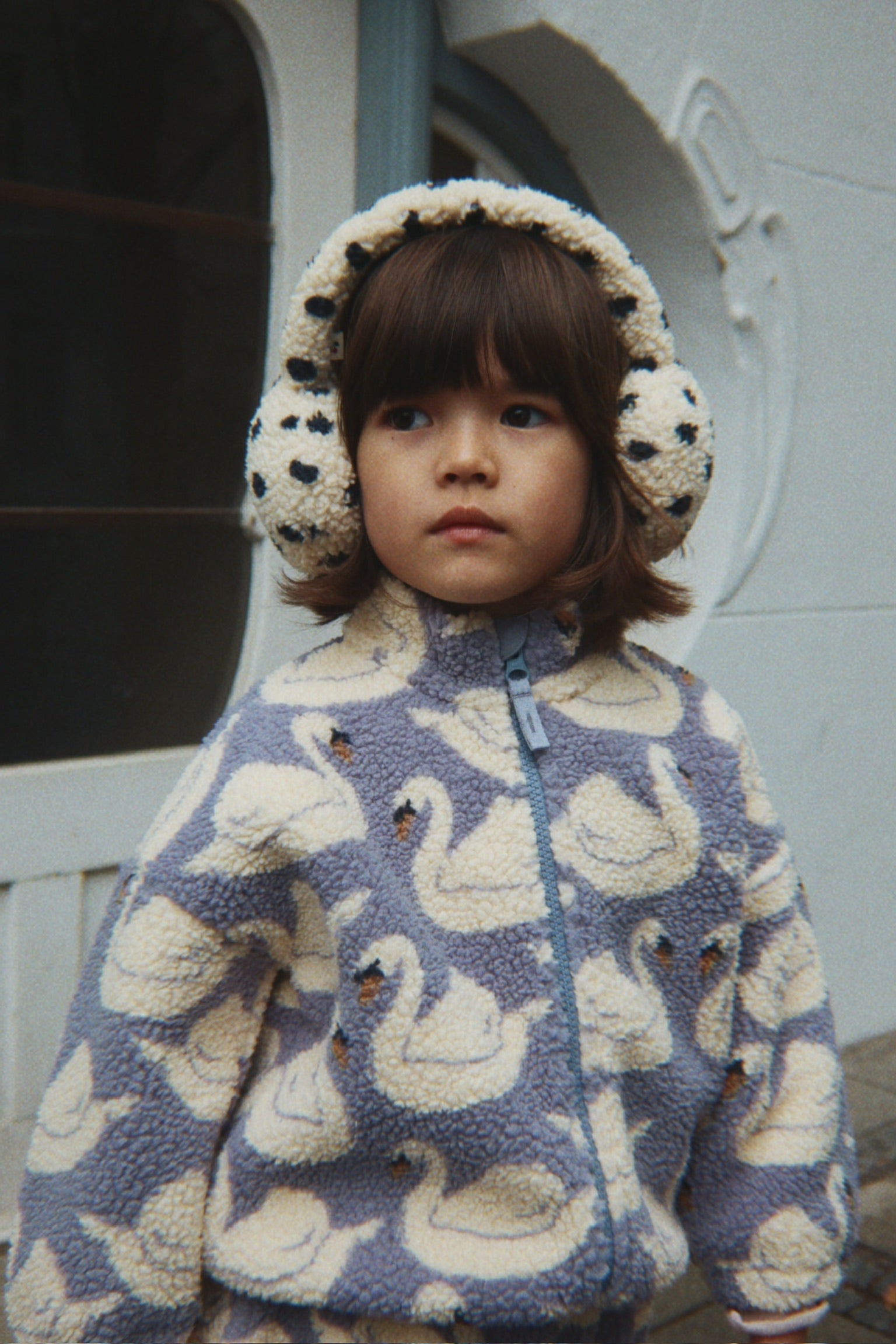 Jody Teddy Jacket Swan
