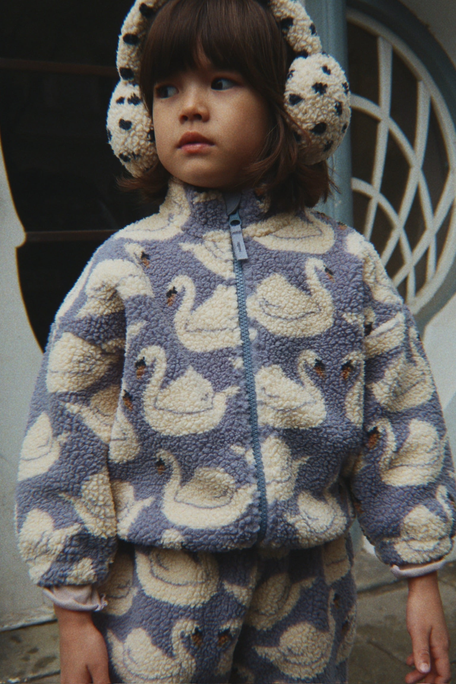 Jody Teddy Jacket Swan