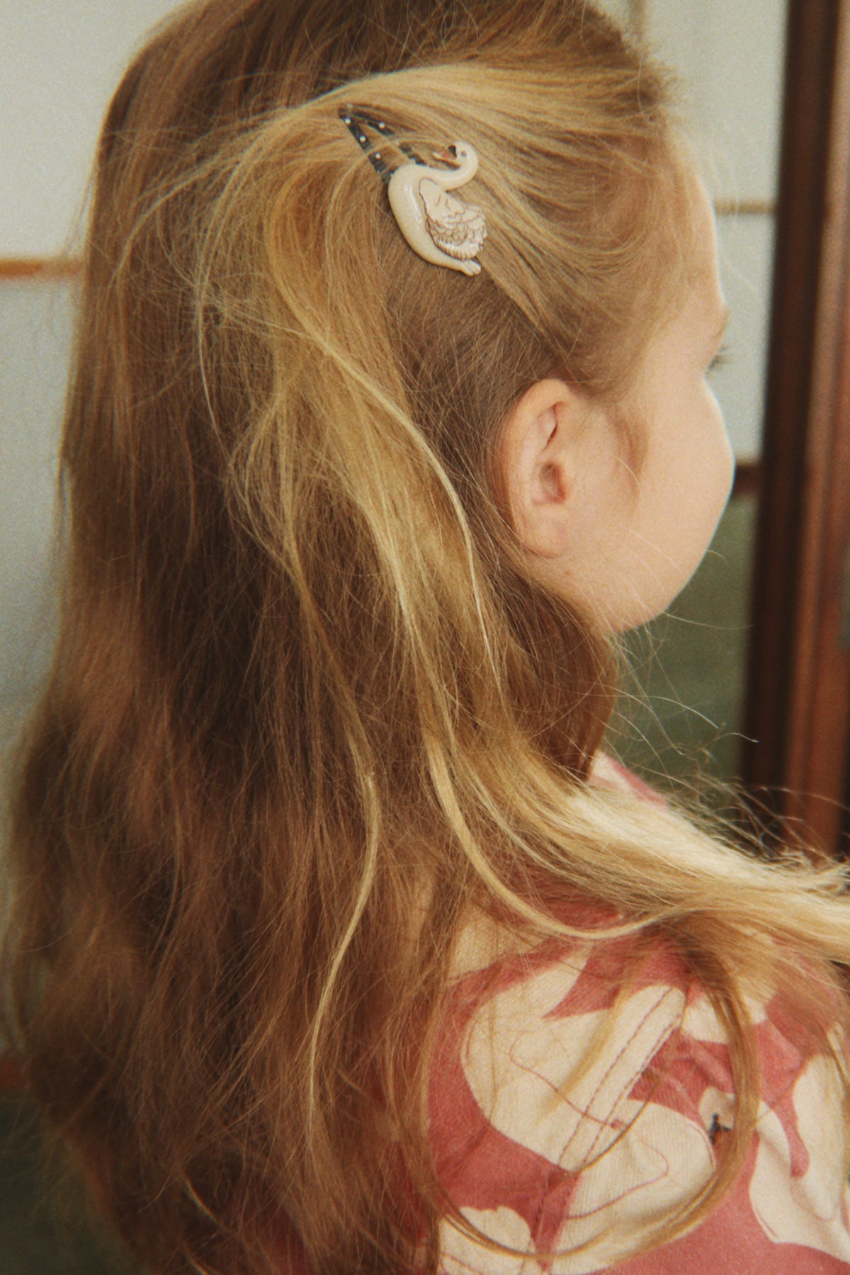 4 PACK SWAN HAIR CLIP AND ELASTIC - SWAN