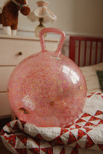 GLITTER JUMP BALL - RAINBOW