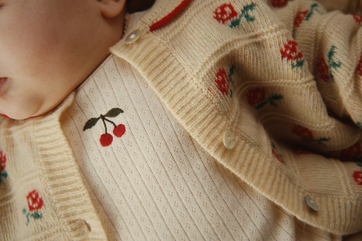 BELOU COLLAR CARDIGAN - ROSE