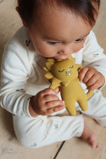 TEETHER LION - MUSTARD