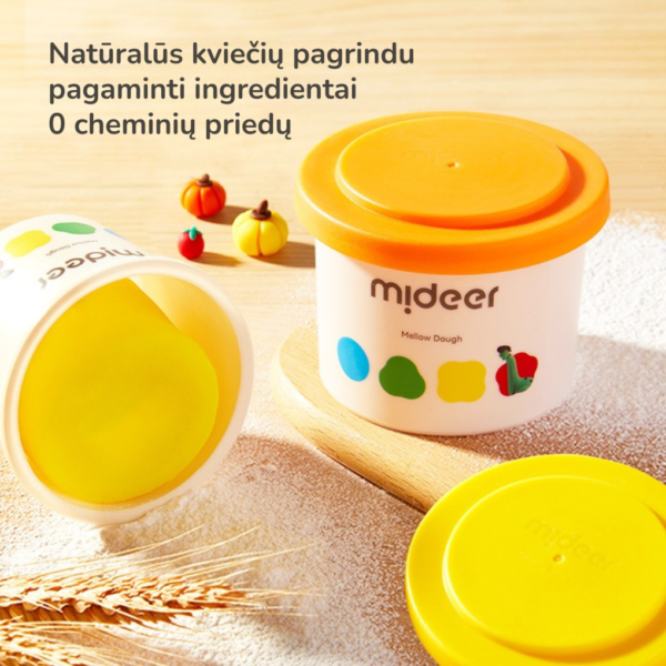 MINKŠTA LIPDYMO MASĖ – 6 SPALVOS