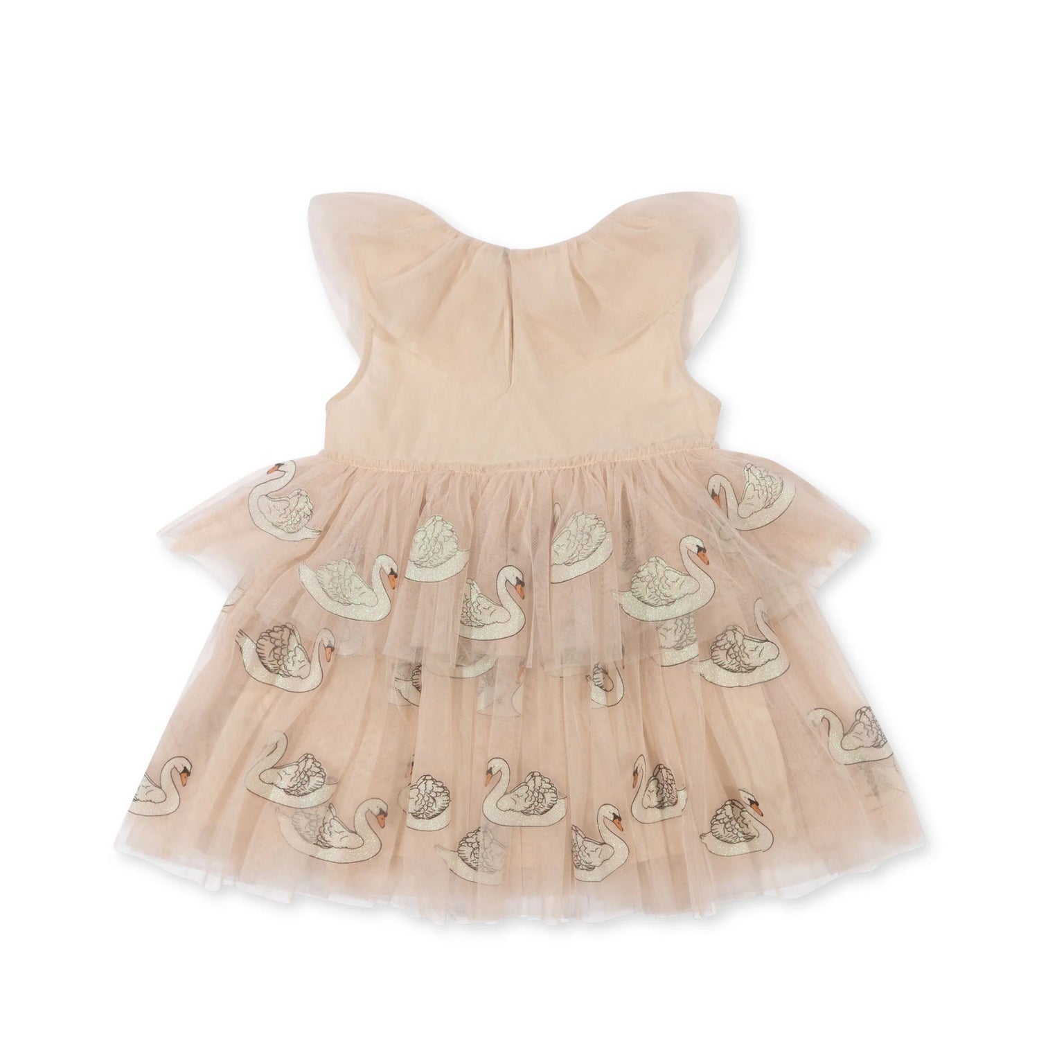 FAYETTE DRESS SWAN GLITTER