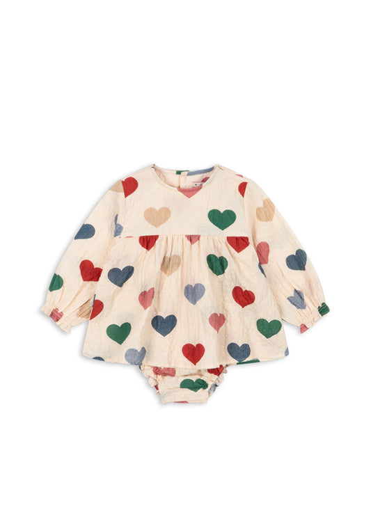 ELIN ROMPER GOTS - BON COEUR COLORE FRAPPE