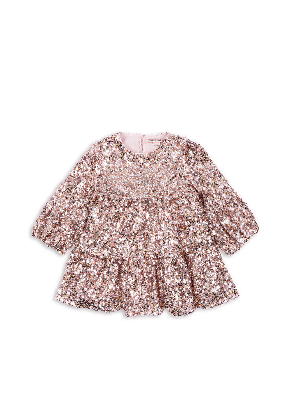 LILA SEQUINS DRESS - GREY/ROSA