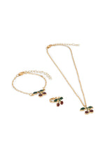 CHERRY JEWELRY SET - GOLD