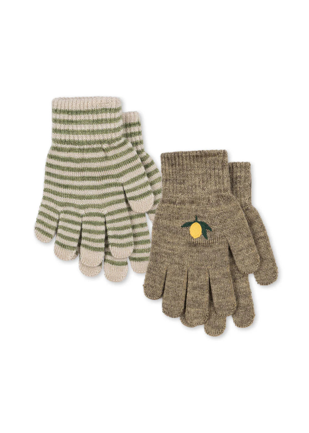 2 PACK FILLA GLOVES - LEMON/STRIPE