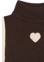 COLLETTE NECKWARMER - CHOCOLATE BROWN