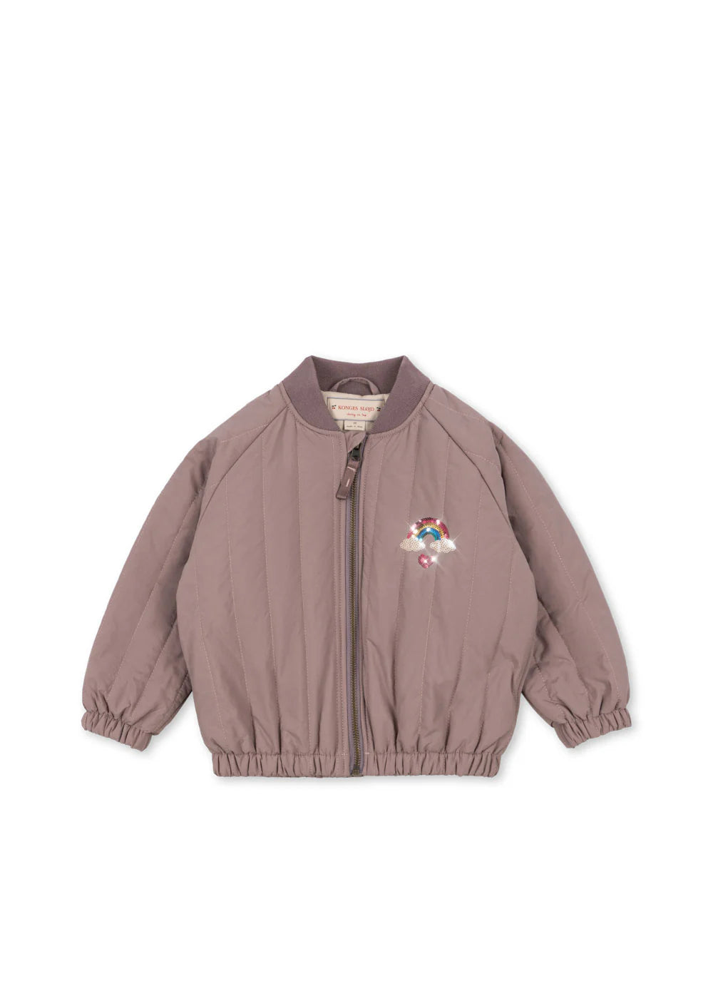 JUNO SEQUIN BOMBER JACKET - TWILIGHT MAUVE