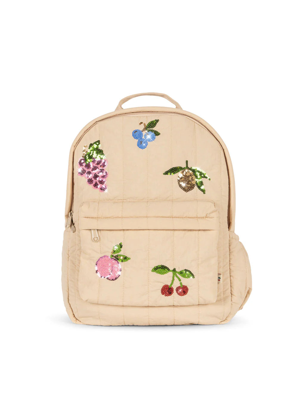 JUNO QUILTED SEQUIN BACKPACK M - FRAPPÉ
