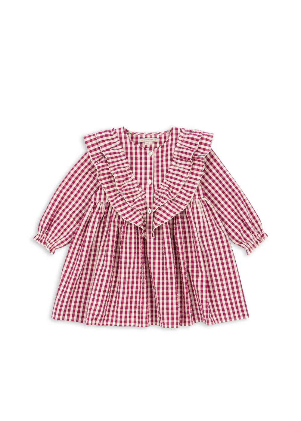 KIM SUKNELĖ – SANGRIA/BUTTER CHECK