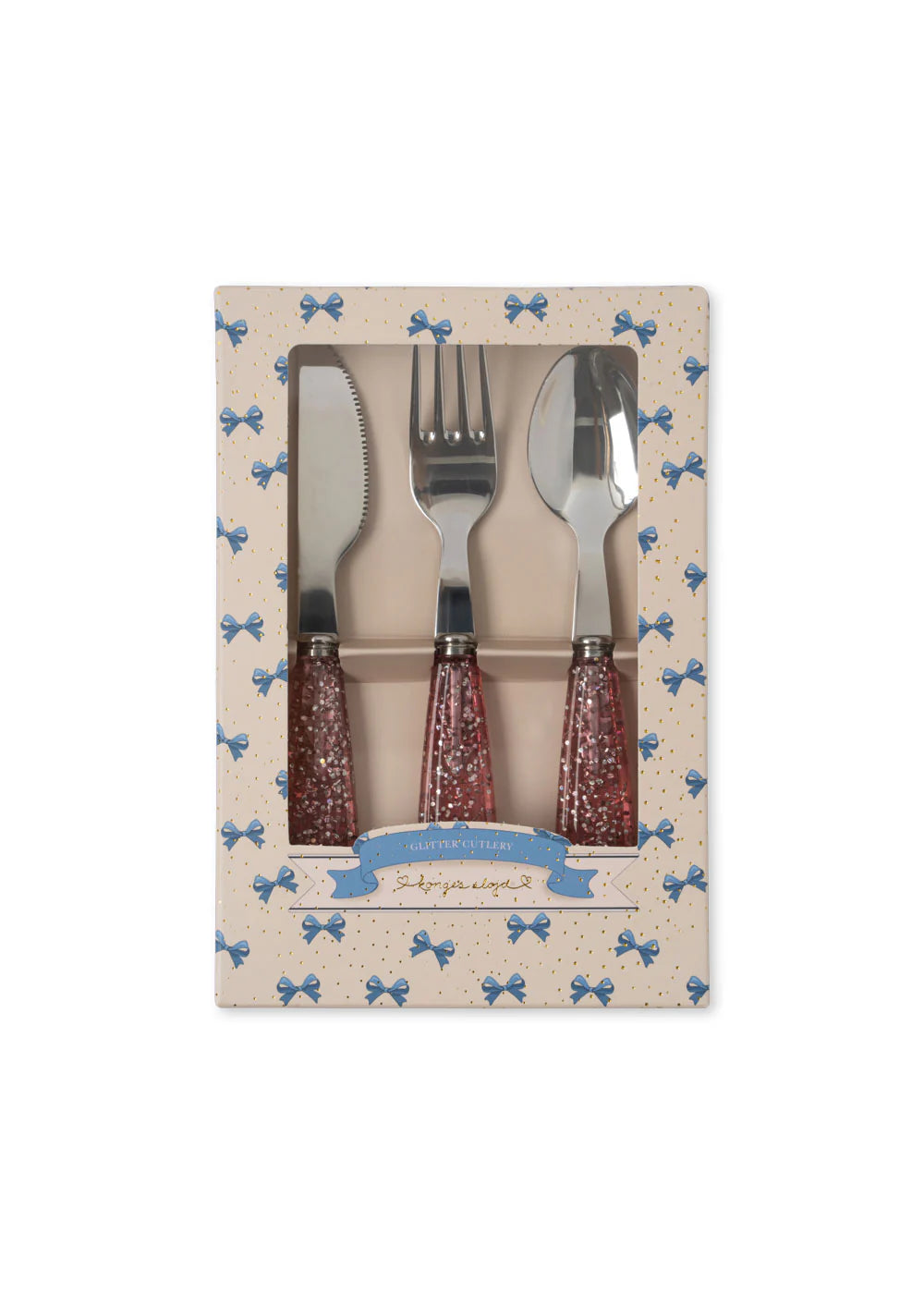 SPARKLY CUTLERY - SPARKLING BLUSH