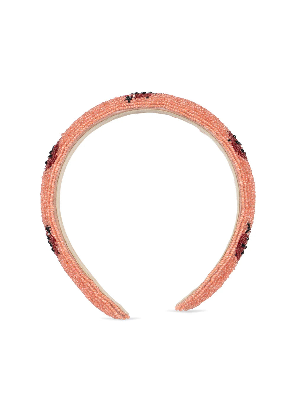 BEADED HAIRBRACE - LADYBUG