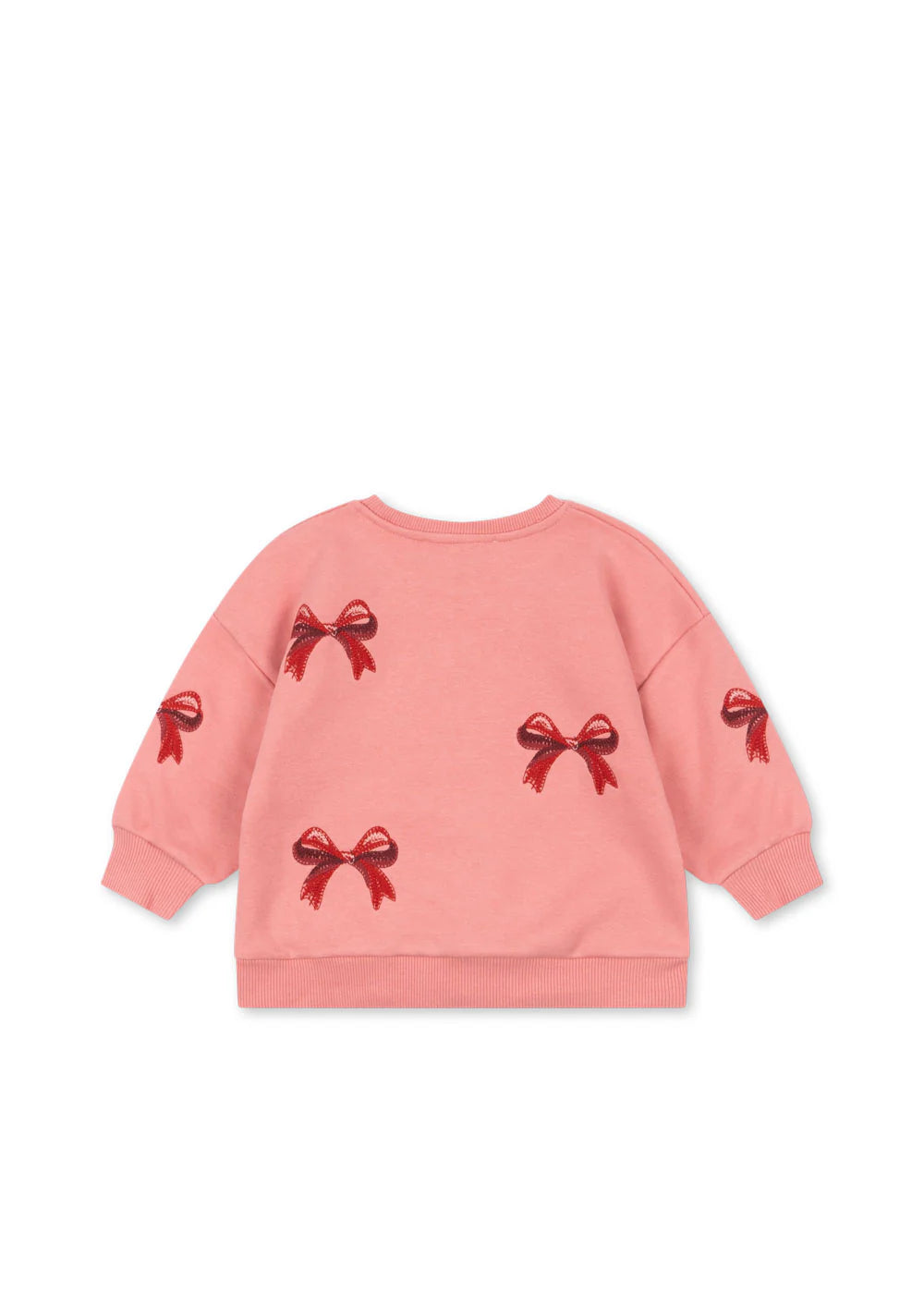 LOU BOW SWEAT SHIRT - STRAWBERRY ICE