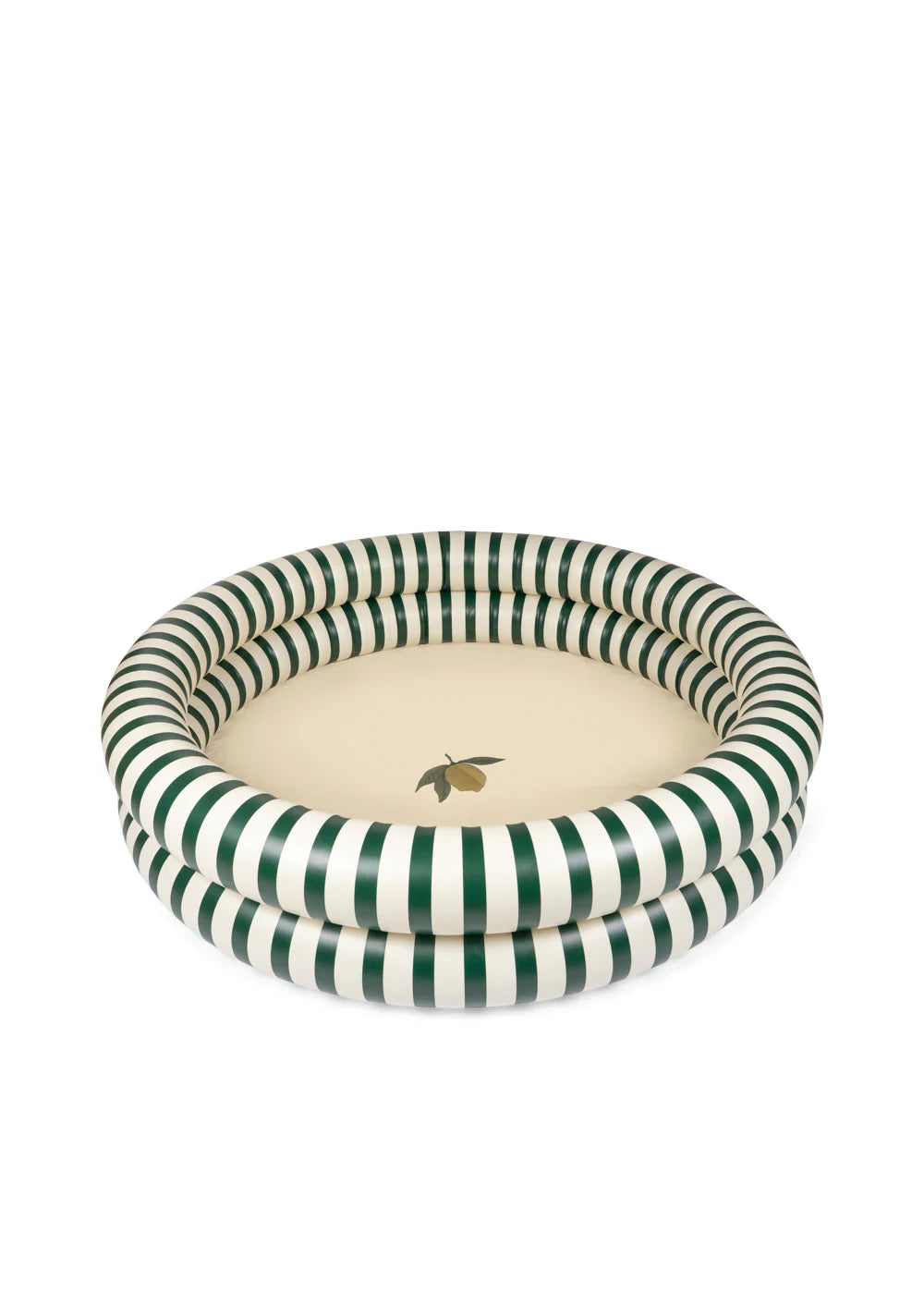 BASIC 2 RING POOL LARGE - GREEN STRIPE