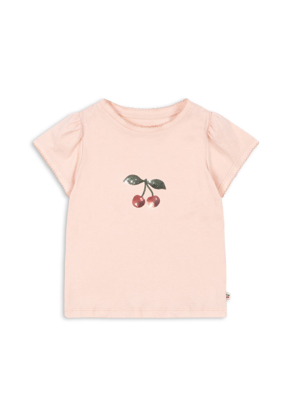 FAMO PUFF MARŠKINĖLIAI GOTS - PALE BLUSH