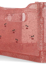 2 Pack Glitter Storage Box Sparkling Blush