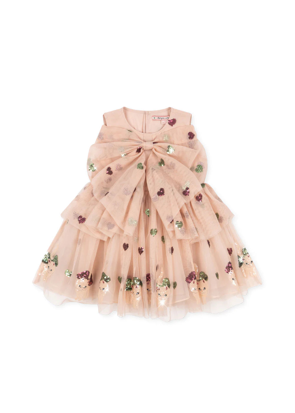 YVONNE BOW DRESS - BOW KITTY