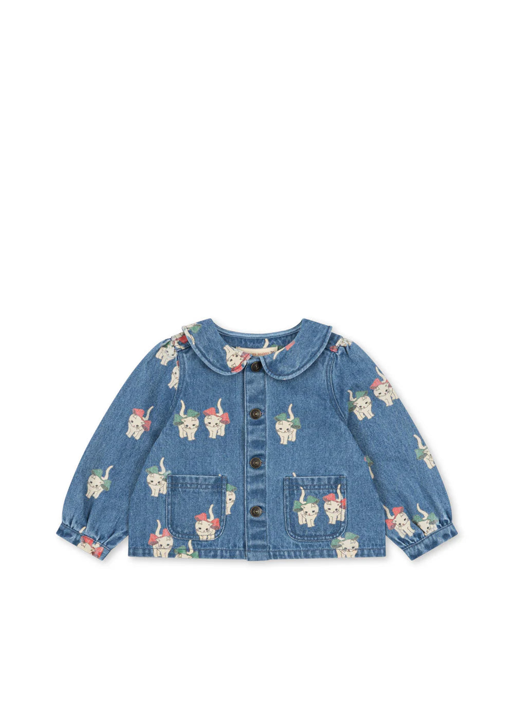 MAGOT JACKET - BOW KITTY DENIM
