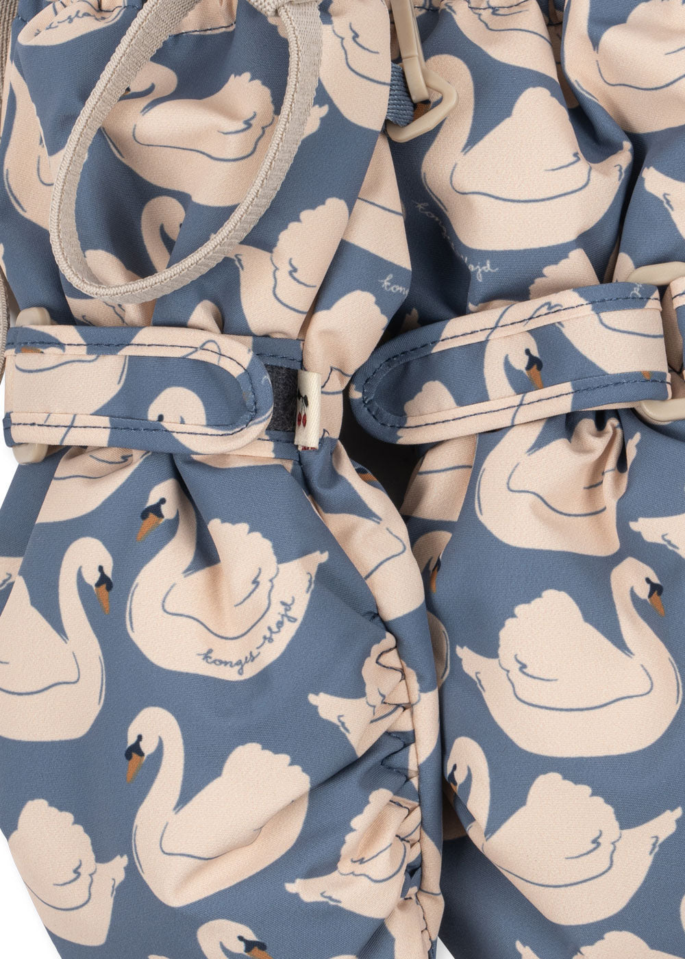 Nohr Snow Mittens Print Swan Small