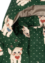 MAGNUM DOWN JACKET PRINT GRS - DOT MIAO VERDE