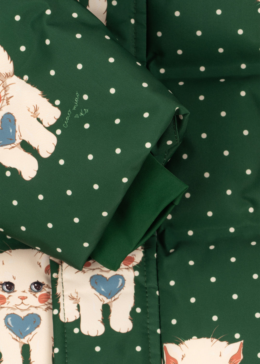 MAGNUM DOWN JACKET PRINT GRS - DOT MIAO VERDE